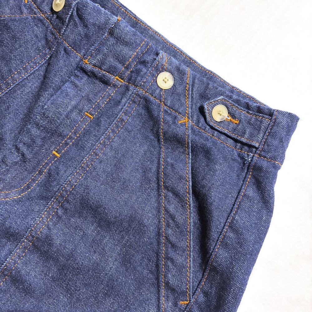 Anthropologie Pilcro Henri Camper Shorts Dark Denim Utility Sailor Size 27 - Picture 7 of 12